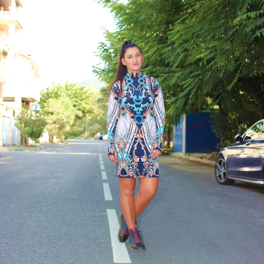 Платье - водолазка женское