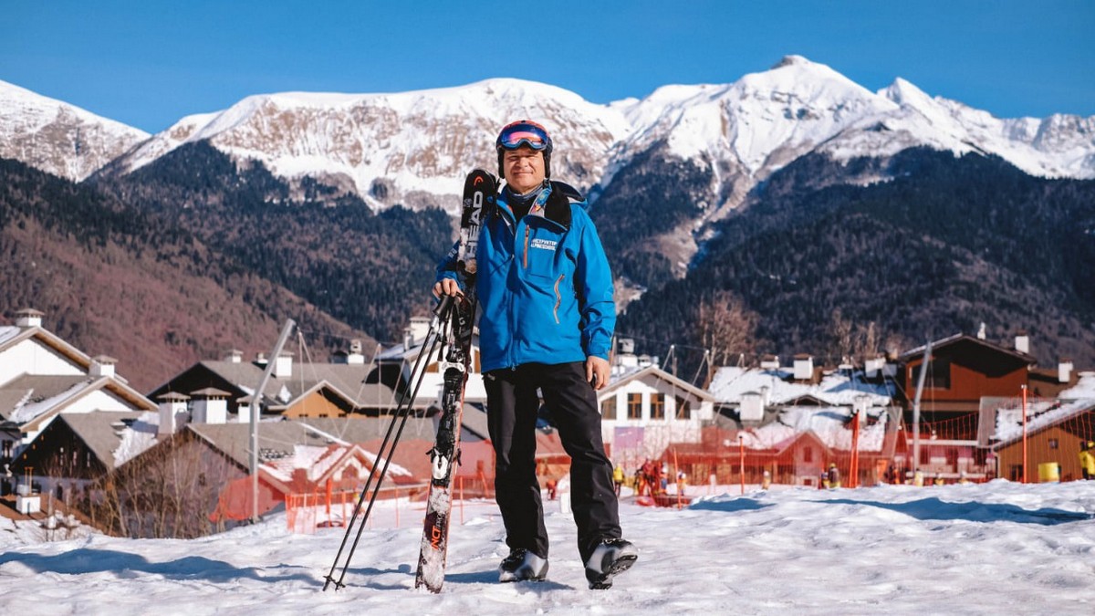 Инструктор на Роза Хутор