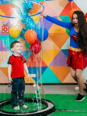 Заказ шоу мыльных пузырей на праздник